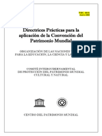 Directrices Prácticas para La Aplicación de La Convención Del Patrimonio Mundial