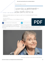 Quando A Perda Auditiva É