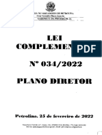 Lei 034 2022 Complementar Plano Diretor