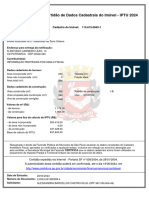 Certidão de Dados Cadastrais