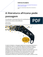 A Literatura Africana Pede Passagem