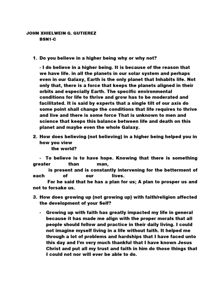 Faith's Impact on Personal Growth | PDF | Jesus | Planets
