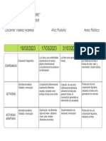 Agenda Docente Mensual