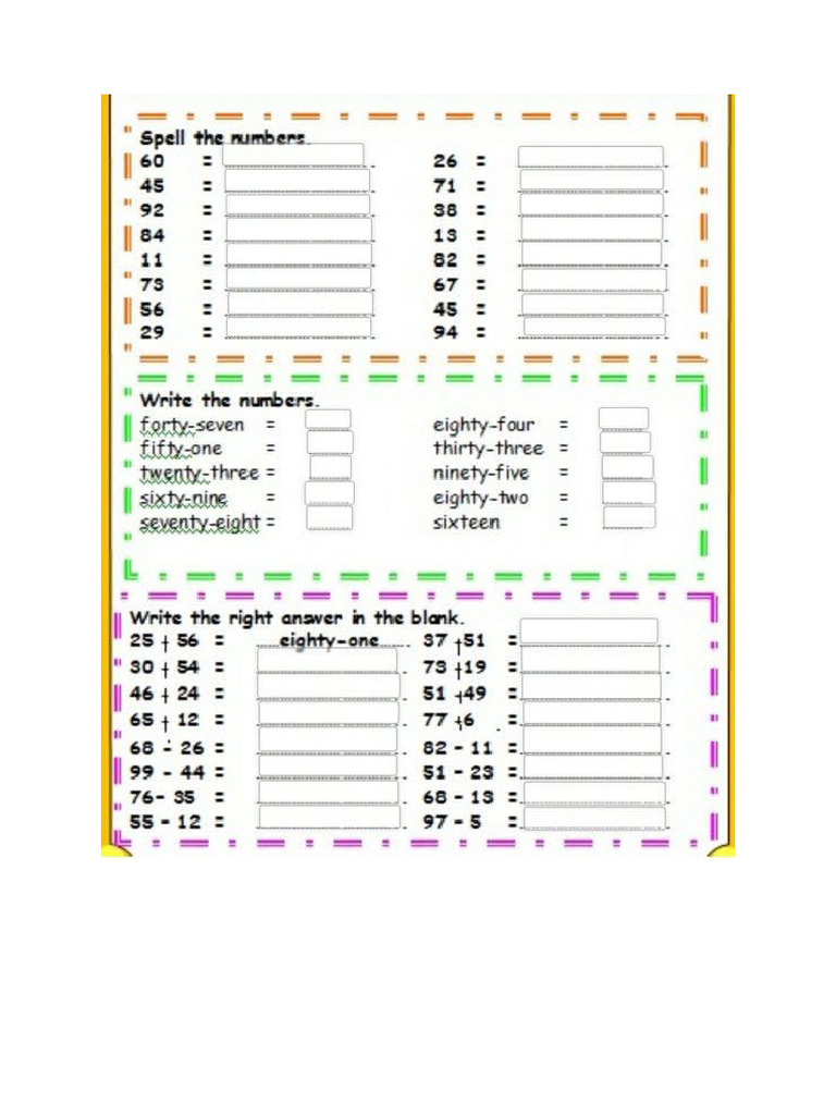 Worksheet 2 | PDF