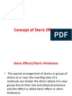 Steric Effects