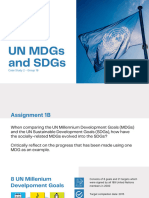 UN MDGs and SDGs - Group1B