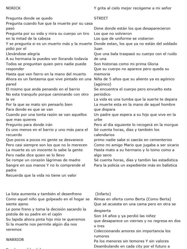 Pase Lo Que Pase Hoy - Rapper School | PDF