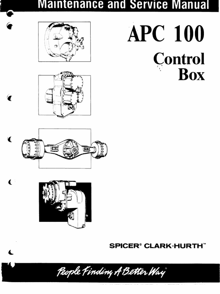 Clark APC 100 Control Box Manual | PDF