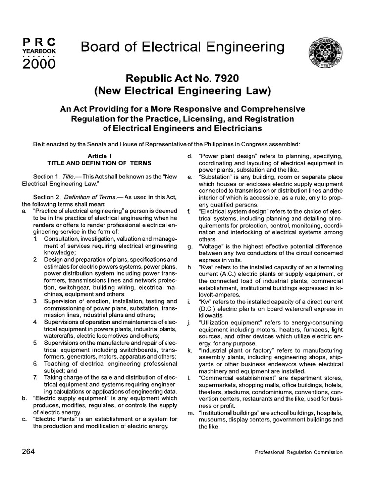 R.A. 7920 | PDF