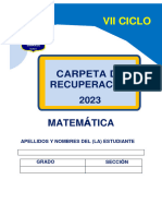 Carpeta de Recuperación 2023 