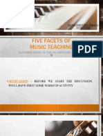 4 Five Facets of Music Teaching