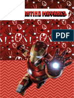 Cuaderno Infantil Iron Man