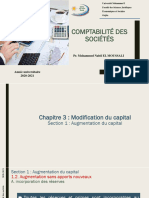 Séance 8 - Chapitre 3 Modification Du Capital (Partie 2)