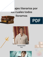 Personajes Literarios Por Los Cuales Todos Lloramos