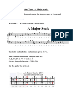 A Major Scale