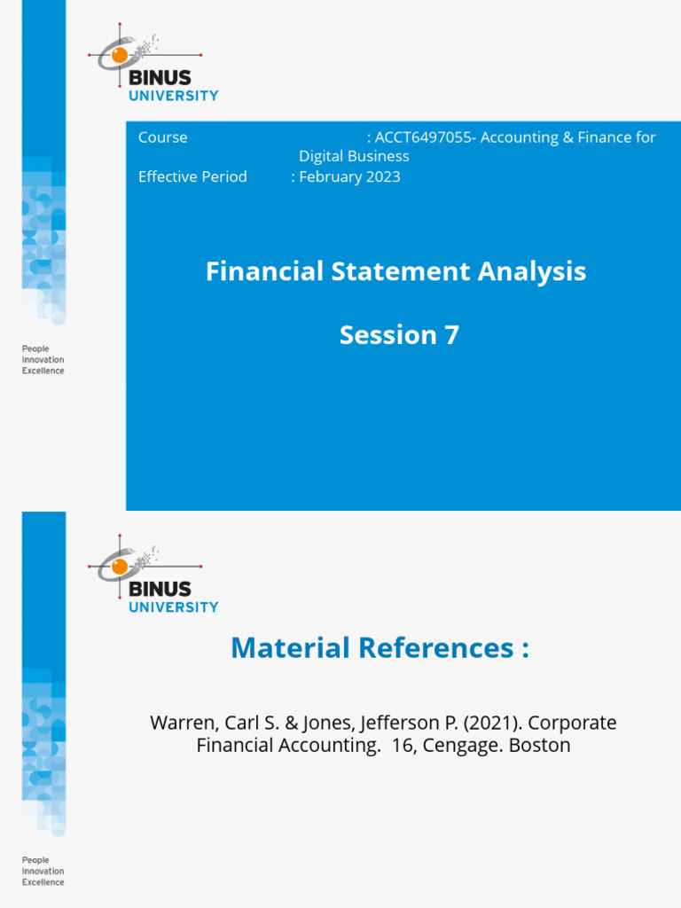 Financial Statement Analysis Techniques | PDF | Equity (Finance) | Stocks