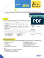 Lista de Útiles Virtual - 2024 - 3er Grado de Secundaria