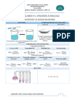 Formulario # 1 - Soluciones y Disoluciones