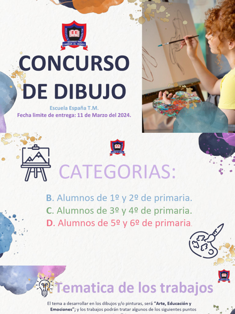 Presentación Concurso De Dibujo 1 Descargar Gratis Pdf Dibujo Lápiz