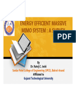 MASSIVE MIMO - Presentation - SPU Electronics Department