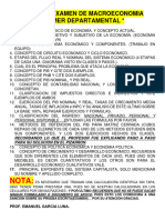 Guia Del Primer Examen Departamental de Macroeconomia 2024