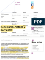 Feminismo - Historia y Corrientes