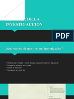 Alcance de La Investigacción