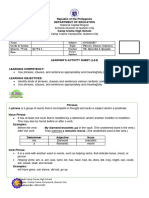 PHRASES, CLAUSES, SENTENCES For Modular