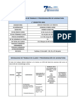 Plan de Trabajo Derecho Tributario, Prof. Pardo