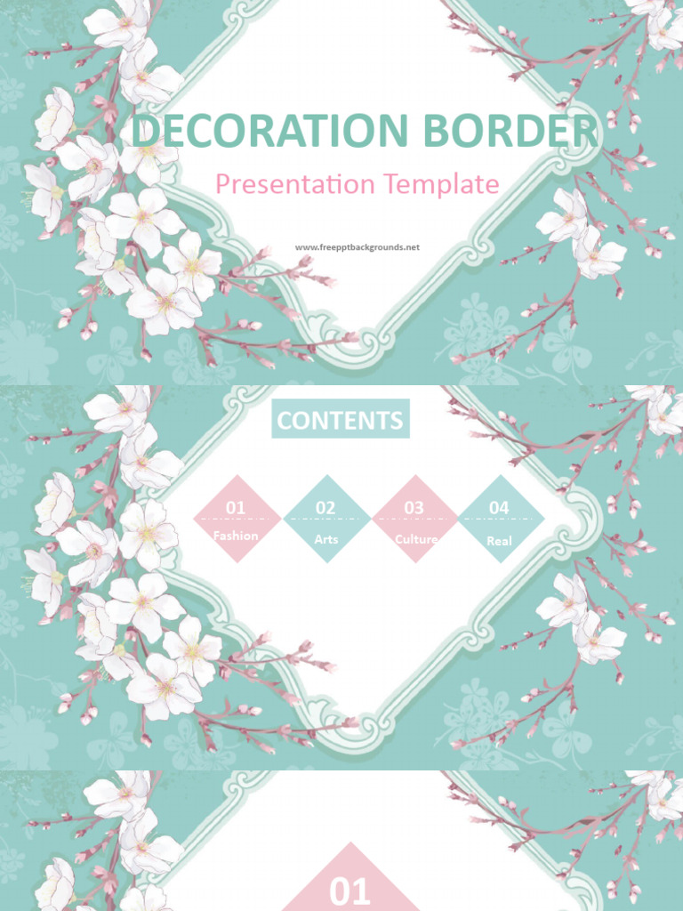 Decoration Border Presentation Template | PDF | Microsoft Power Point ...