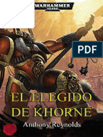 WH 40K - El Elegido de Khorne - Anthony Reynolds