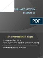 Western Art History Lesson 11 - Post Impressionism
