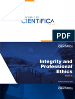Week 4 - Integrity and professional ethics - P