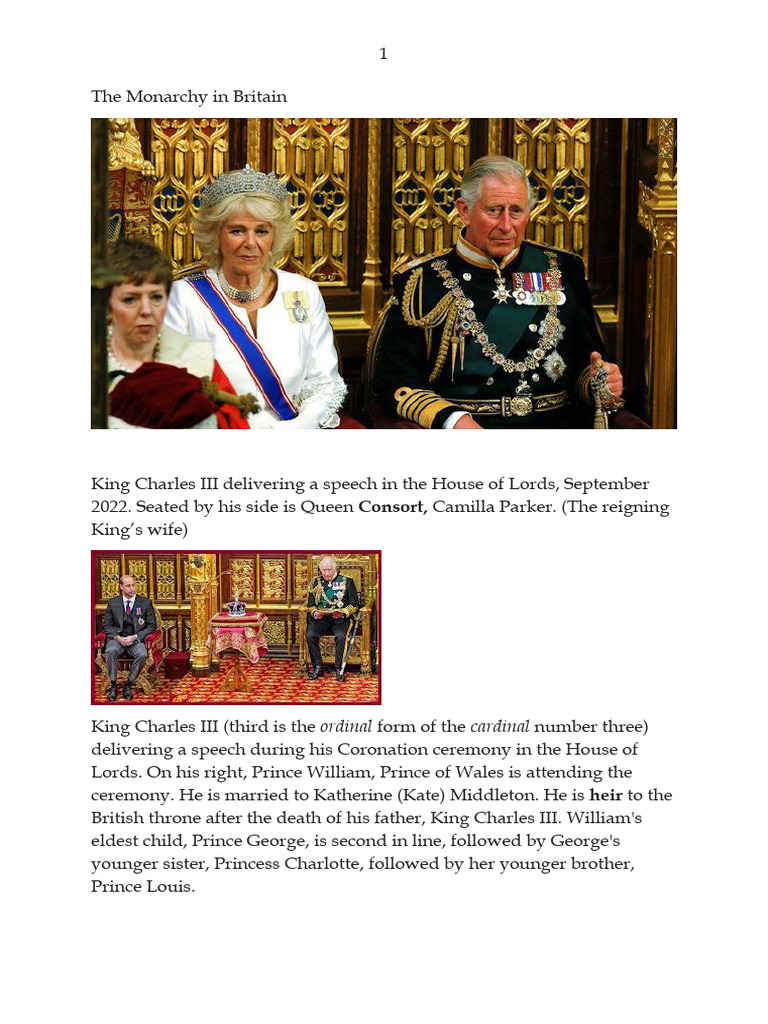 2 The Monarchy in Britain | PDF | Monarchy Of The United Kingdom | Monarch