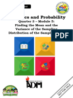 Statistics and Probability 5