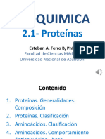 2.1 Proteínas Generalidades Aminoácidos