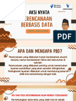 Aksi Nyata Perencanaan Berbasis Data Di Satuan Pendidikan DEFA ANGGARA