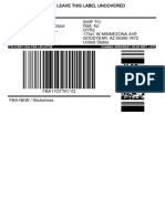 Fba17qttk11q - Pallet Labels