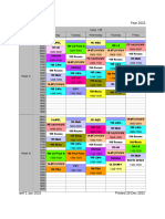 1.09 Timetable