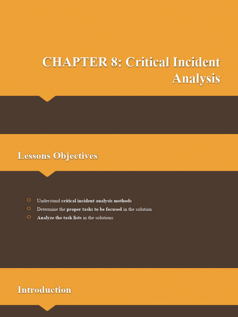 Critical Incident Analysis Methods Guide | PDF | Thought ...