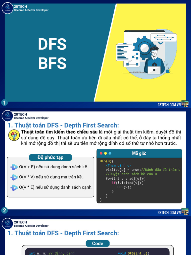 Graph 3 Thuật Toán Dfs Bfs - no | PDF