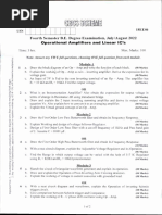 VTU Exam Question Paper With Solution of 18EE46 Operational Amplifiers and Linear ICS Oct-2022-Anju Das