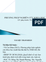 PPNC 1 Bài giới thiệu và trình tự nghiên cứu