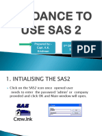 Guidance To Use Sas 2