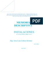 02 Memoria Descriptiva - Instalaciones Sanitarias