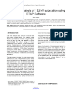 Load Flow Analysis of 132 KV Substation Using ETAP Software