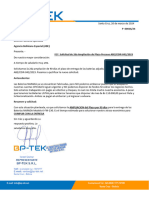 BP TEK2 Solicitud de 2da Ampliacion de Plazo Proceso ABE CDIR-042-2023