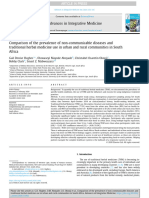 Compparison Prevalence of Ncd and Thm-2020