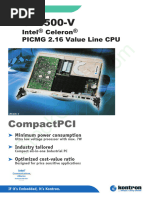 Kontron Cp6500 V Cpcipicmg 2 16 Cpu Board Datasheet 160298