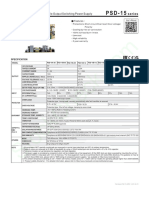 Mean Well PSD 15A 12 Datasheet